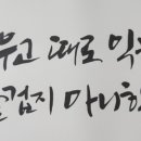꽃붓캘리 네이버블로그