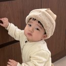 제주이글루 | [아기 겨울 모자] 아기 모자 선물 디어메모리즈 이글루 스웨이드 퍼비니
