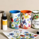 냅킨 아트 화분 만들기 이미지