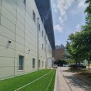 축구장 옆 화단 이미지