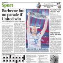 [샬롯 던커, 폴 허스트] 맨유 유로파 우승 파티: 바베큐 O, 퍼레이드 X 이미지