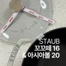 미니멀쿡 | 스타우브 냄비 꼬꼬떼 16, 아시아볼 20 비교 및 사용 후기! 솔직 추천은?