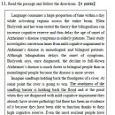 기출 70쪽, 답 중 Alzhiemer's symtoms 대신 mild cognitive impairment가 와야하지는 않는지 이미지