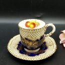 데인티:섬세한 | 웨지우드 터콰즈,앤슬리 오차드 금장 플레이트,파라곤 캐비지로즈 레드 로즈잔,쉘리 데인티 핑크 티잔 듀오