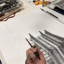 감성드로잉(연필화) | [연필화] 중국에 거주하시는 고객님의 풍경화 그림커미션, 손그림 연필그림 흑백그림 일러스트 커미션