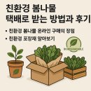 친환경 봄나물 택배로 받는 방법과 후기