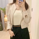 시에 SIE 클린 블루종 재킷 로지 S 착용후기 + 여러 코디들 ..