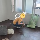 바닥장판셀프시공 녹수데코타일 NOW 3052 &#39;헤링본 시공&#39;