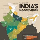 지도: 인구 100만명 이상의 도시가 있는 인도 주 이미지
