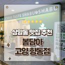 꽃마을로 | 상암동맛집 1인 1스팟 무한리필 샤브샤브 봄담아 고양향동점 방문후기