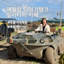 탱크카페 | 제주 애월 이색체험 애월락 타이거탱크 밀리터리 카페 | 억새밭과 바다를 바다 보며 탱크 직접 운전한 후기