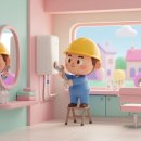 GS25 양산석산점 | 양산 석산 미용실 전기 온수기 누수 긴급 교체 후기 및 50리터 설치 방법