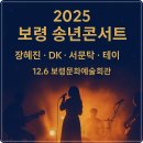 보령문화예술회관 대공연장 | 송년콘서트 초대가수 라인업 장혜진, DK, 서문탁, 테이, MC 박형민(12월6일 보령문화예술회관 대공연장)