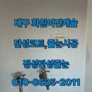 윗반송로 | 대구 화원이진캐스빌 베란다, 세탁실 곰팡이 갈라진 벽 보수 후 탄성코트 시공