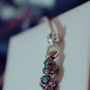 가죽 꽃팔찌 이미지