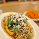 열린허브클럽 | [분당 판교 브런치 맛집] 멀멀(murmur) 솔직 후기! 엔초비 파스타, 알배추찜, 알감자튀김 조합 추천