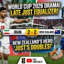 저스트뉴질랜드 | 2026 월드컵 이란 vs 뉴질랜드 경기 결과 치열한 경기속 2:2 무승부
