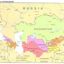 중앙아시아, 코카서스 지도 이미지