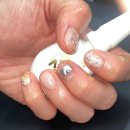 지민76 | 망원네일 디니크네일 감성 웨딩네일 솔직한 후기 뉘앙스아트