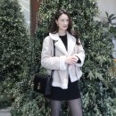 SOUP | 겨울 여성 무스탕 코디! 숲 SOUP 스웨이드 숏 베이지 후기