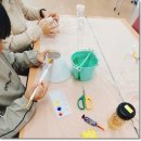 화원초등학교 | [출강후기] 달서구공방 구르미핑크 화원초등학교 학부모님과 함께한 라탄스탠드조명만들기