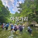 계곡 트레킹, 아침가리계곡 주차-방동약수-백두대간트레일 방동안내센터-조경동교-아침가리골-진동계곡