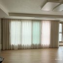 절묘한 | 데코인홈 진주 초전 힐스테이트 34평 A, 린넨과 우드의 절묘한 만남 (커튼 블라인드 시공후기)