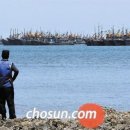 서해를 점령한 중국 어선들 이미지
