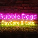 플렉스 PC cafe | [네온사인 인테리어] 강아지들은 좋겠네요. 버블독스 제작 후기.