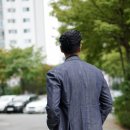 헤어달로스 | [암피스트] 원피스칼라 롱 폴로셔츠와 비앤테일러 자켓의 조합.