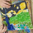 별이빛나는밤 | ⭐ 대구 남구 초등미술학원 추천｜크레파스 임페스토 기법으로 완성한 고흐 ‘별이 빛나는 밤’ 수업 후기