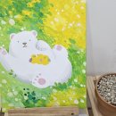 일상 속 힐링, 아크릴화 이미지