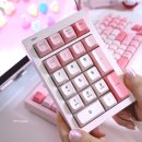 NK테크 | 멤브레인 키보드 추천 저소음 무선 넘버키 풀배열 지클릭커 WK87+NK21 핑크