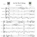 Air On The G String Score 이미지