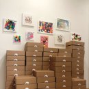 꼼므크레용 '마티스 추상화시계KIT' 대량주문 작업현장