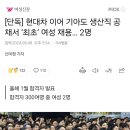 [단독] 현대차 이어 기아도 생산직 공채서 ‘최초’ 여성 채용… 2명 이미지