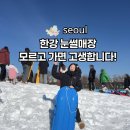 행신9호(행복 어린이공원) | 모르고 가면 고생! 여의도 한강공원 눈썰매장 주차 준비물 총정리