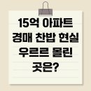 산정경로당 | 15억 아파트 경매 찬밥 현실 우르르 몰린 곳은?