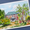 일상의 기록 감성 여행 드로잉 이미지