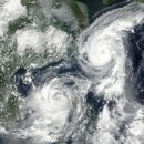 오늘 날씨랑에서 알려주신 태풍 독수리가 베트남에 상륙했대요 이미지