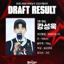 2025 KBL 신인선수 드래프트 결과 이미지