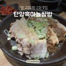 시장찌개쌈밥 | 구경시장 맛집 단양흑마늘쌈밥 ㅣ 건강한 수육쌈밥 내돈내산 후기