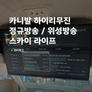하이스카이 | 카니발 하이리무진 스카이라이프 개통 설치 후기 – 천장모니터에서 TV 나오니까 차원이 다릅니다