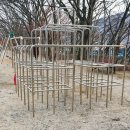 백봉초등학교 병설유치원 | 운동 놀이기구, 정글짐! 괴산 백봉 초등학교 야외 스텐 정글짐