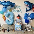 뚜레쥬르(후곡마을점) | “뚜레쥬르 6호 케이크 주문 후기｜어린이집 생일파티 상어 DIY 케이크 만들기”