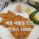 청원사과마을 | 세종 돈까스 맛집 추천! 아이랑 가기 좋은 새롬동 맛집 돈까스 1980