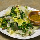 후렌치드레싱/양상추베이비채소 샐러드 이미지