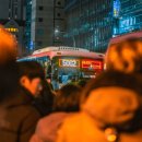 명동 버스정류장 이미지