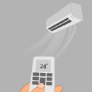 에어컨 . 전기세 절약법. 이미지