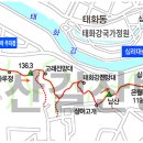 울산 솔마루길 남산-삼호산코스 산행지도 이미지